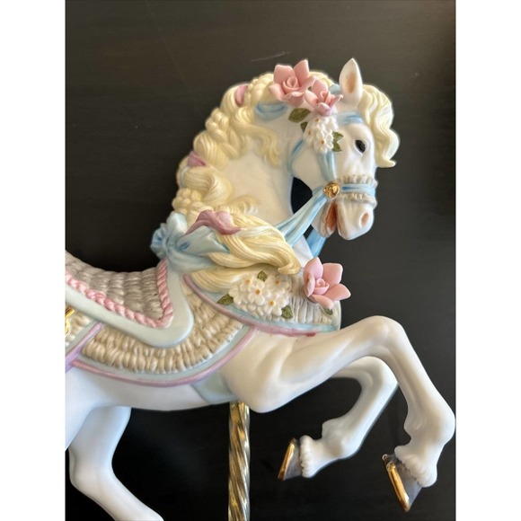 Lenox Carousel Collection Set of 3 Horse Porcelain Figurines Collectible Vintage - Picture 10 of 16